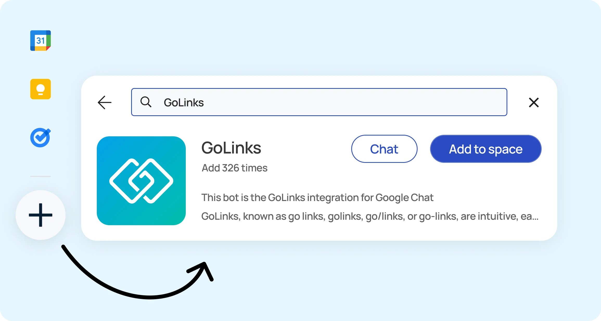 GoLinks in Google Chat